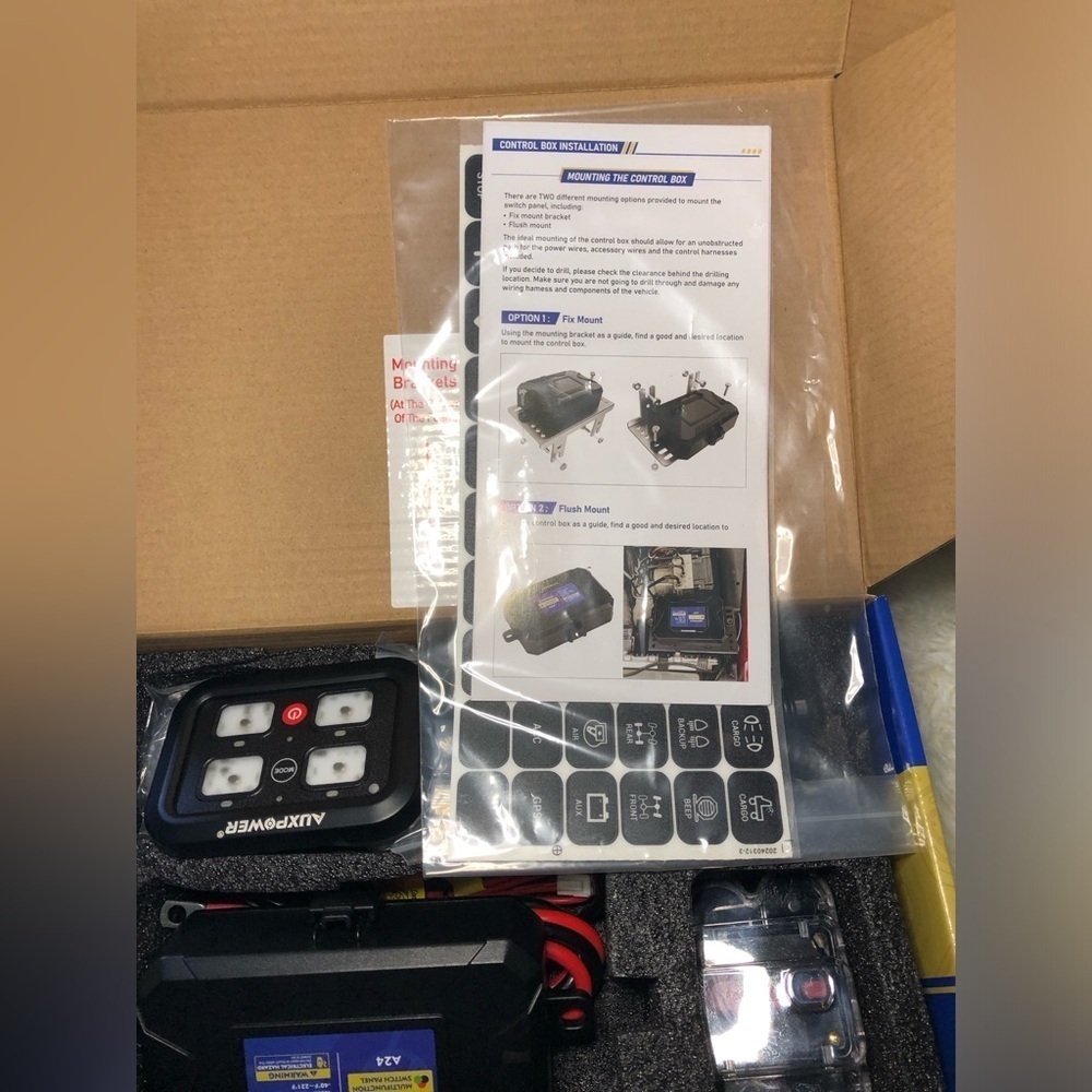 Auxpower Switch panel The lightning butler Brand New - Picture 13 of 16